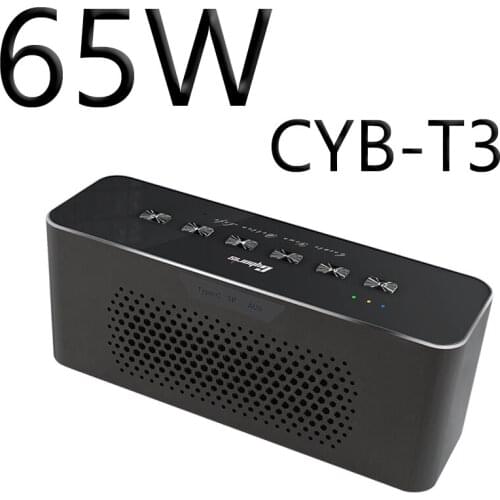 65W Metal Heavy Bass Bluetooth Speaker Outdoor Portable TWS Interconnection High-power 3D Stereo Subwoofer Wireless Music Speake