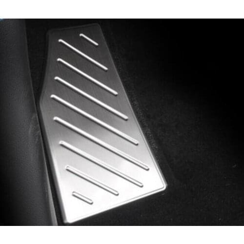 For Toyota RAV4 RAV 4 2019 2020 Steel Car pedal Cover Car Footrest Pedal Plate Cover Trim Non-Slip Foot Rest Pedal accessories