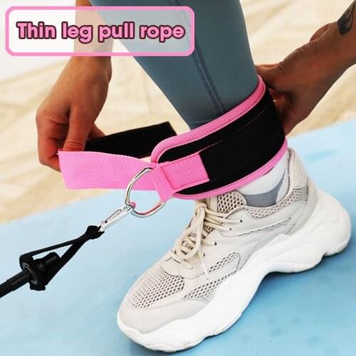 Resistance Bands,Ankle Straps Cuff ,Cable for Attachment Booty Butt Thigh Leg Pulley Strap Lifting Fitness Indoor Exercise