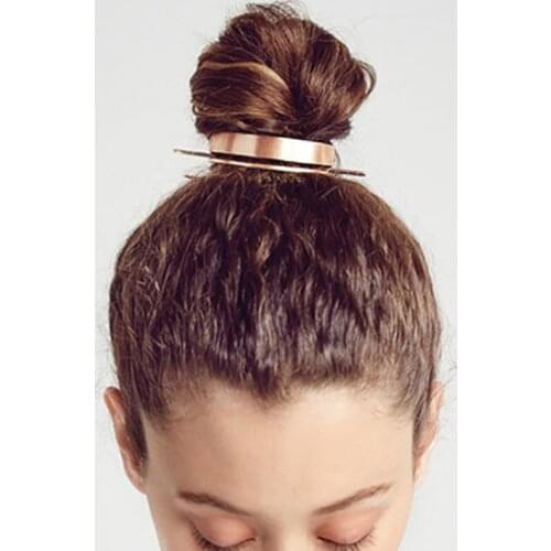 Hot Sale Hair Clip Hair Accessories Female Metal Hairpin Back Of The Head Meatball Head Wedding Accessories Elegant Hair Bands