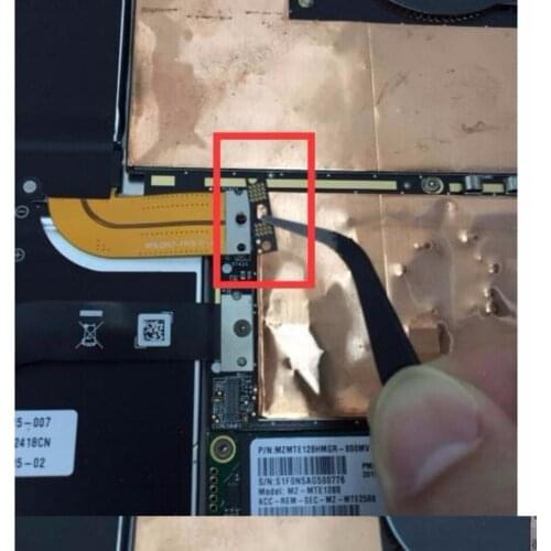 Bridge connector For Microsoft Surface Pro 3 (1631) between the battery and logic board connector replacement