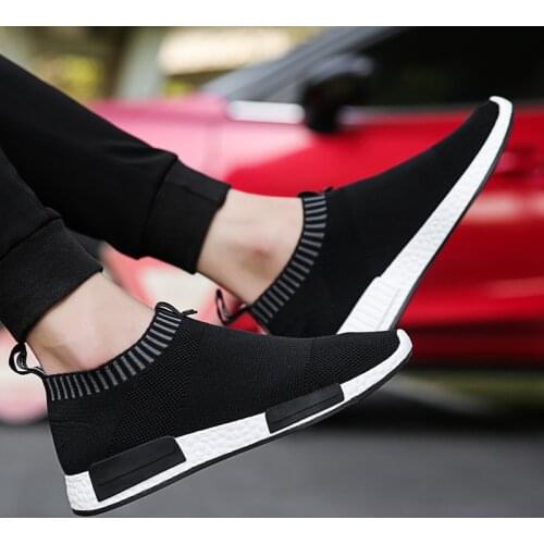2021 New Mens Breathable Running Shoes Casual Fashion Outdoor Mens Sports Shoes Light Socks Large Size Mens Jogging Sneakers