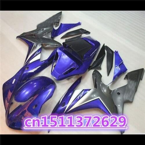 100%new For 02-03 YZF R1 02 03 YZF 1000 blue gray YZF-R1 YZF-1000 YZFR1 YZF1000 2002 2003 Fairing Body-Dor D