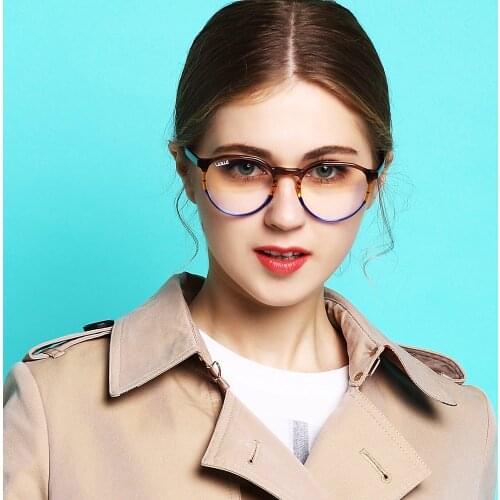 2020 New Design Handmade Acetate Glasses Prescription Fashion Colors EyeWear Frames Spectacle Blue Light Blocking Glasses