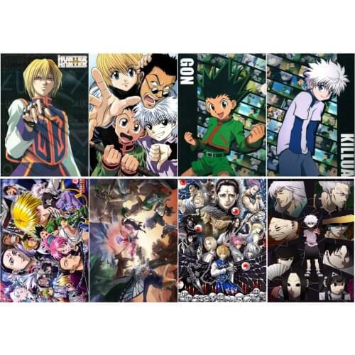 Hunter x hunter Polypropylene A3 8 pieces Posters wall poster PPP023