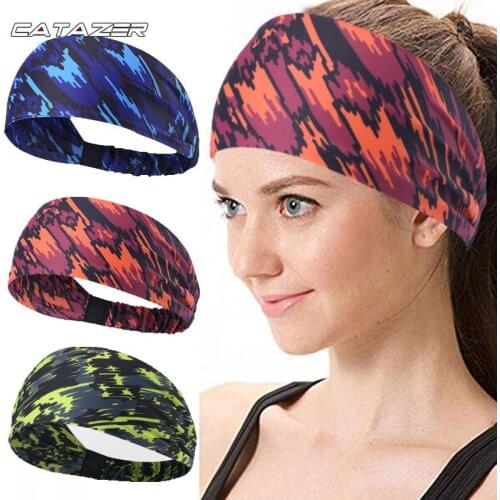 2pcs/1 Set Yoga Sport Sweat Headband Absorbent Cycling Yoga Equipment Sweatband for Men and Women Hair Bands Head Sweat Bands