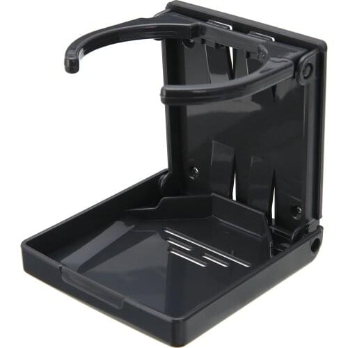 1pcs Adjustable Black Folding Drink Cup Holder Mount For Boat Marine Caravan Car Car Styling Drink Cup Holder