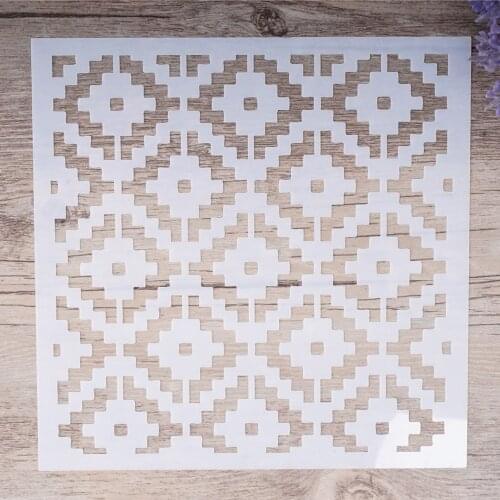 15 cm DIY Craft Layering Stencils For Walls Painting Scrapbooking Stamping Stamps Album Decorative Embossing Paper Cards