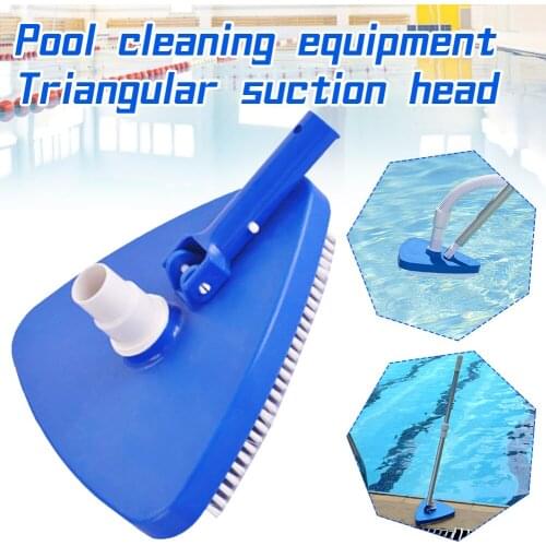 Swimming Pool Vacuum Trianglea Head Pool Fexible Head Trianglea Suction Head Wall Ground Cleaning Brush Pool Cleaner Accessory