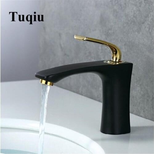 Vidric Basin Faucets Gold white Bathroom Sink Faucets Single Handle Hot Cold Wash Mixer Water Tap lavatory water mixer