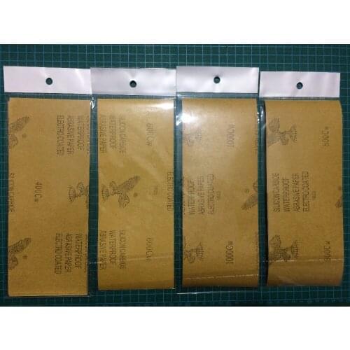 Water proof abrasive paper tool for Gundam model Making 400cw-2000cw 23cm*9cm