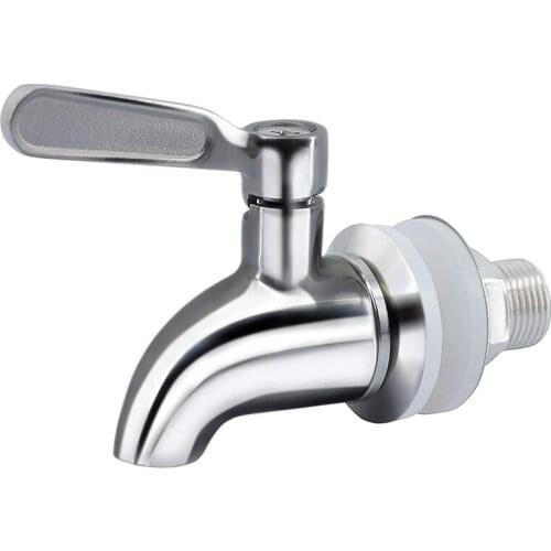 Stainless Steel Spigot for Drink Dispenser, Replacement Metal Spigot for Beverage Dispenser, Water Dispenser Faucet