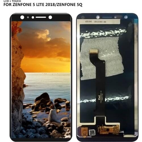For Asus ZenFone 5 Lite 2018 ZC600KL X017DA S630 SDM630 LCD Display Touch Screen Digitizer Sensor Glass Assembly For ZenFone 5Q