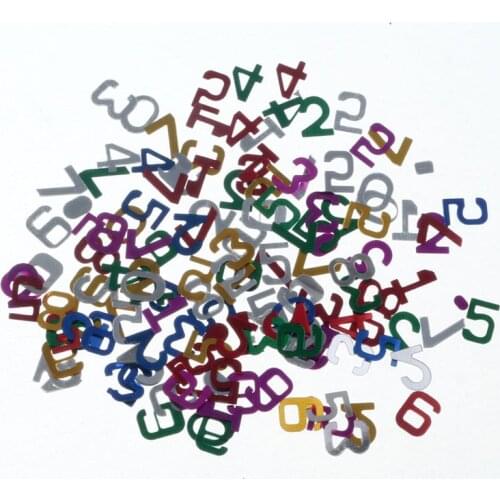 30g Acrylic Number Lentejuelas/Loose Sequins Paillette Sewing Craft For Decoration Garment Dress Cloth Embroidery Accessories