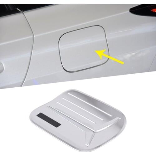 For Toyata Prius PHV XW50 2019 2020 Car Accessories ABS Chrome Fuel Tank Cap Cover Car-styling Trim Oil Fuel Cap Protectiv