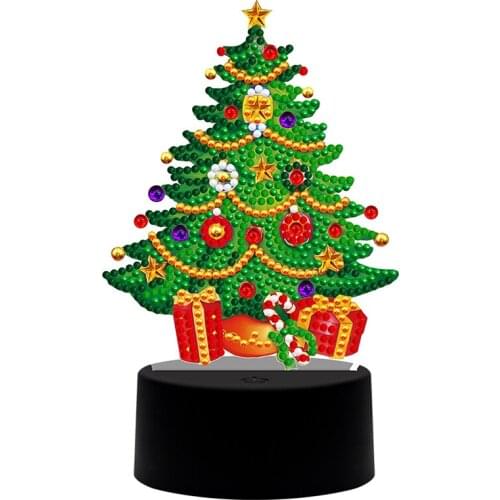 DIY Diamond Painting 7 Colors LED Light Pad DIY Craft Cross Diamond Embroidery Christmas Tree Night Lamp Christmas gift