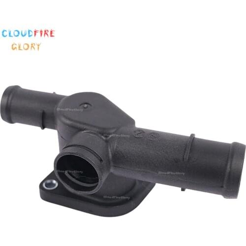 CloudFireGlory Cylinder Head Hose Coolant Flange 06A121132AM For VW Beetle Golf Jetta Passat For Audi A3 For Skoda Octavia