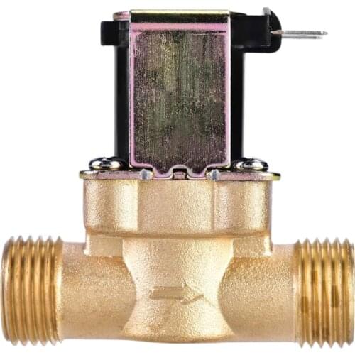 Hot XD-Ac 220V 1/2 Inch Solar Water Heater Solenoid Valve Normally Closed Inlet Valve For Water Flow Control