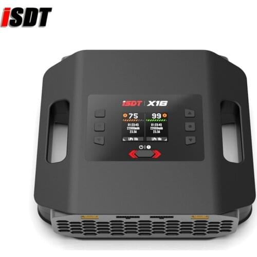 ISDT X16 Charger 2X1100W 2X20A Dual Channel Battery Charger for 2-16S Lipo Battery