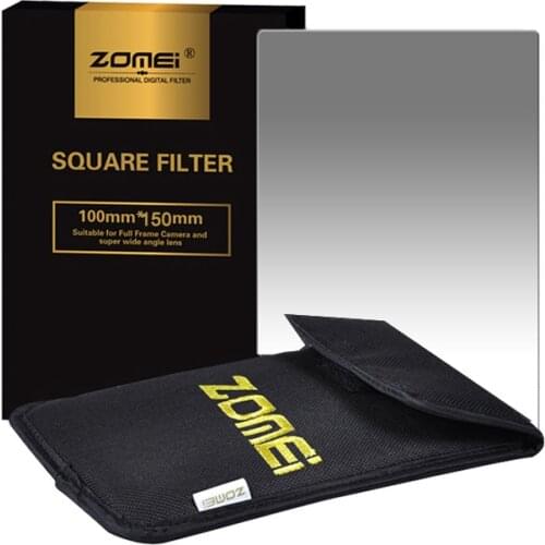 Zomei Square Filter 100mm x 150mm Graduated Neutral Density Gray GND248 ND16 100mm*150mm 100x150mm for Cokin Z-PRO Series Filter