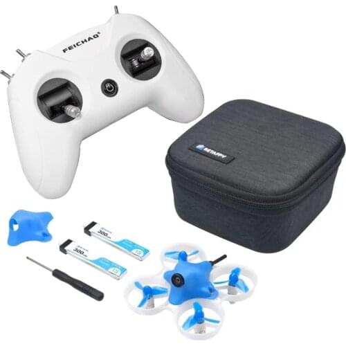 BETAFPV Beta65S 65mm Micro BWhoop RC Quadcopter w/19000KV 7x16mm Coreless Brush Motor 3-Paddle Propeller Camera 5.8G VTX With TX