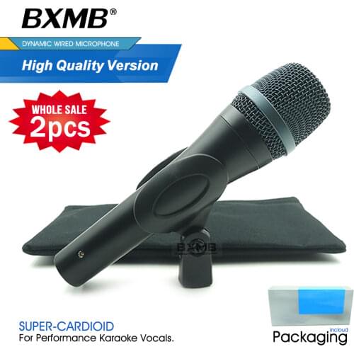 2pcs/Lots Grade A Quality E935 Professional Performance Dynamic Wired Microphone 935 Handheld Mic For Karaoke Live Vocals Studio