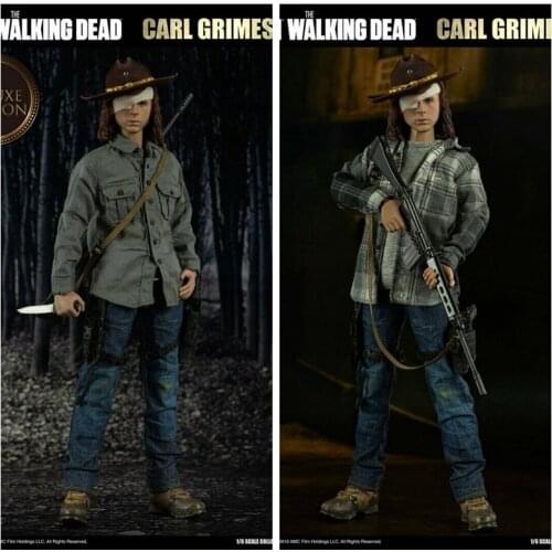 NEW The Walking Dead ThreeZero 1/6 Carl Grimes 12" Male Action Figure 3Z0062DV Toy For Collection
