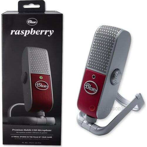 New Blue Raspberry Premium Mobile USB Microphone for PC Mac iPhone ipad