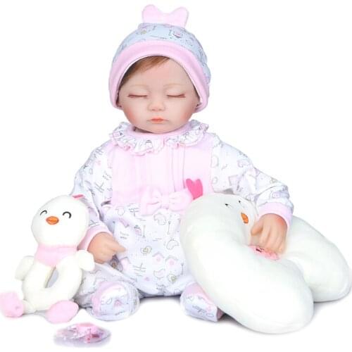 NPK 40CM Soft Vinyl For Girls Silicone Reborn Realista Fashion Baby DollsBirthday Christmas Gifts Toys