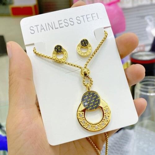 Stainless Steel Necklace For Women Lovers Simple Long Chain Pendant Necklaces Metal Chain Strip Silver Gold Choker