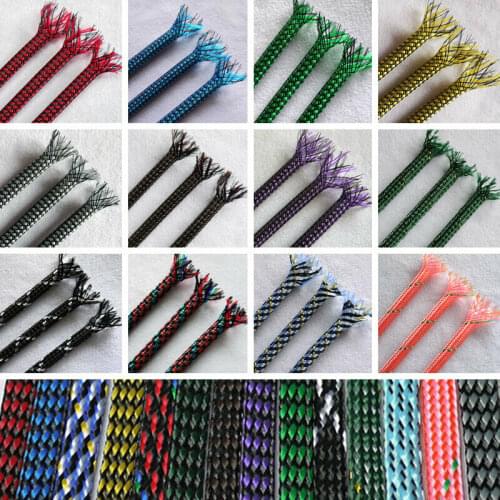 PET Nylon Braided Sleeve Tube 30 mm Width Car Audio Cable Wire Sleeving Sheath
