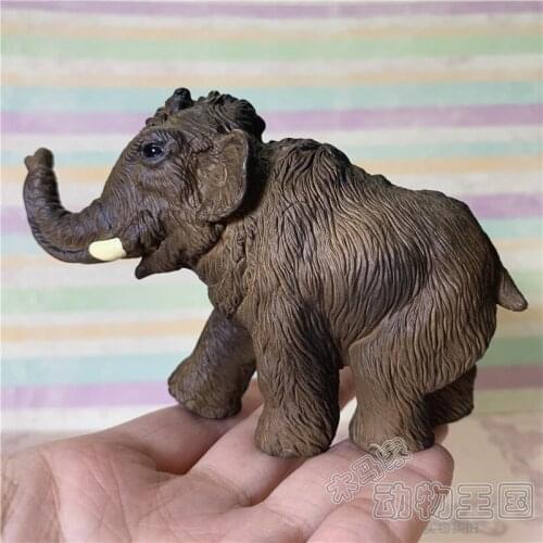 Pvc figure model toy Prehistoric mammoth woolly mammoth young baby elephant