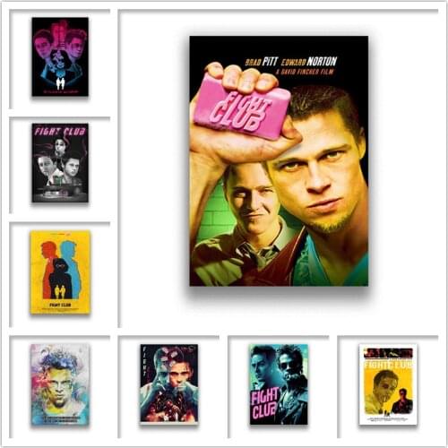 Fight Club Good Quality Painting Coated Poster White Paper For Home Bar Wall Decor