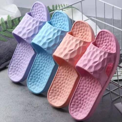 2021 Unisex Indoor Sandals Female Male Summer Soft Non-slip Bathroom Slippers Womens and Mens Flip Flop Shower Slippers