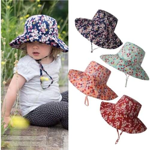 Baby Sun Hat Summer Beach Sun Protection Baby Girls Boys Hats Toddler Sun Hats Cap Bucket Hat for 3-8 years
