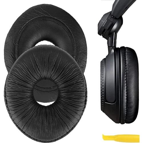QuickFit Protein Leather Replacement Ear Pads for Panasonic Technics RP-DJ1200, RP-DJ1205, RP-DJ1210 Headphones Earpads