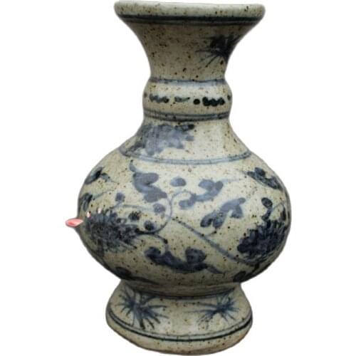 Antique Old porcelain as old vase Jingdezhen collection of vase cultural relics unearthed in Ming and Qing Dynasties