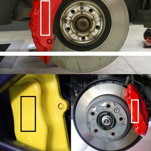 Reflective Wheel Hub Brake Block Calipers Letter Emblem Badge Heatproof Decal Trim For Maserati Ghibli Levante Quattroporte GT