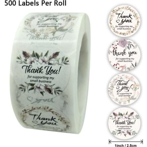 500pcs Thank You for Your Order Stickers Seal Labels Scrapbooking Gift Packaging New