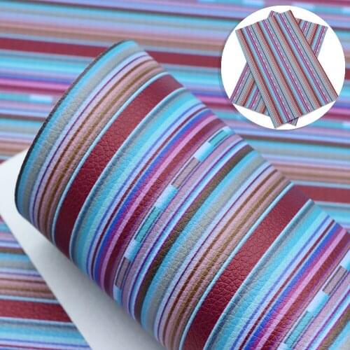 David accessories 20*33cm Plaid Stripe Lychee Synthetic Leather Patchwork DIY Hair Bow Handbags Phone Case Materials,1Yc11251