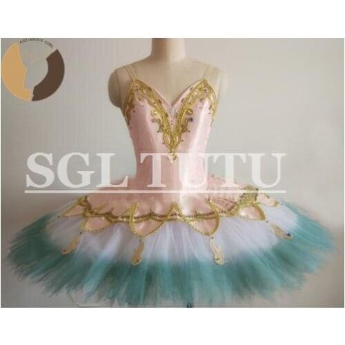 Sleeping Beauty Costumes Flower Fairies Tutu Dress Adult Classical Ballet Tutus Dance Costumes For Ballet Performance SB2020