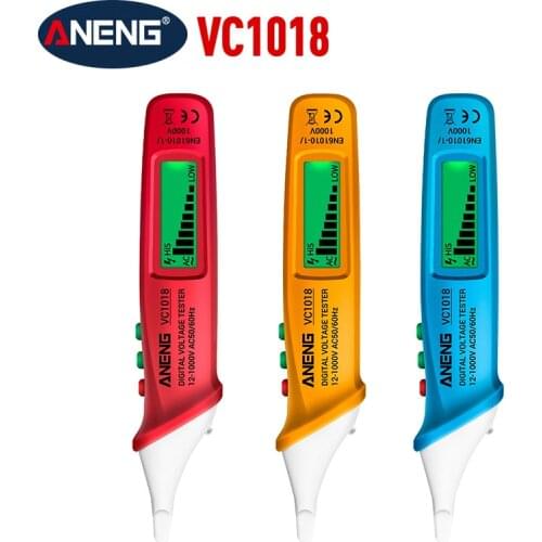 ANENG Vc1018 Electric Sensor Tester Pen Digital Smart Ac Voltmeter 1000v Voltmeter Buzzer Detector Power Tool