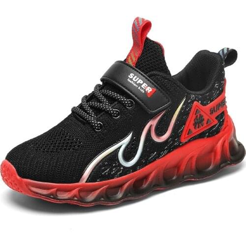 Kids Sport Shoes Waterproof Leather Running Sneakers Boys Tenis Infantil Basket Shoes Spring Autumn Children Shoes Antislip Flat