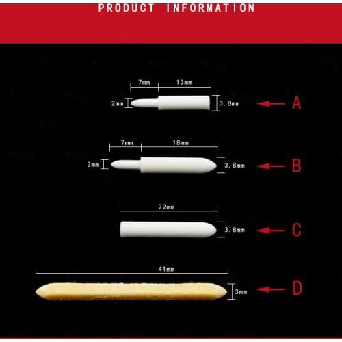 Jewellery making 100pcs Double End Rhodium Pen Tips For Gold Jewelry Pen Plating Tip