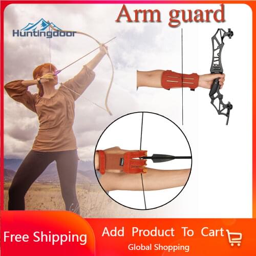 Huntingdoor New Arm Guard Three Finger Protection Gloves Archery Accessories Hunting Shooting Practice Protection Tool for Bow