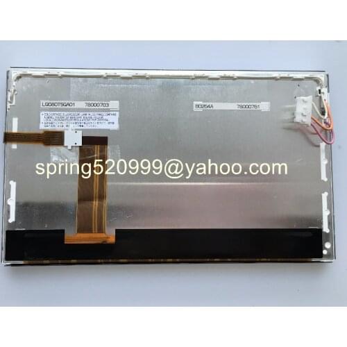 Original new 8" TFT display LQ080T5GA01/LQ080T5GC01 LCD screen + touch panel for Toyota Car NAVI auto systems