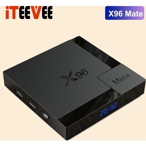 20PCS X96 Mate Android 10 Smart TV Box Allwinner H616 Quad Core 4G 32G/64G 2.4G&5.0G Dual WIFI 6K HD tv Box with DHL