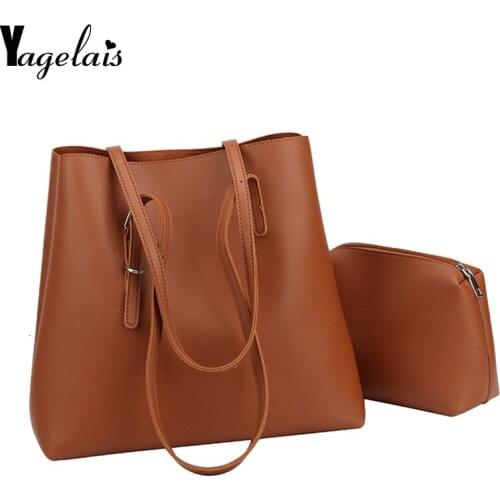 Womens Designer Handbag The Big Womens Pu Leather Handbags 2019 Simple Fashion New Quality Tote Bag Shoulder Bags
