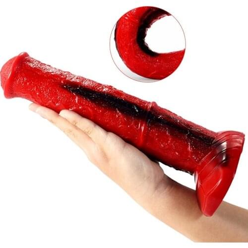 Animal Dildo Horse Colorful Long Penis Sex Toy for Women Masturbation Anal Liquid Silicone Giant Dildo Adult Product