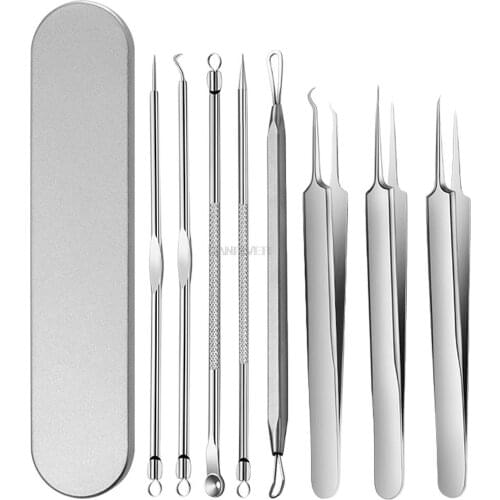 1 Set Acne Pin Puistje Extractor Risico Gratis Puistje Pin Rvs Comedondrukker Puistje Extractor Gezichtsverzorging Gereedschap